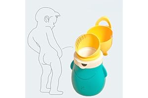 XUBX Travel Potty for Toddlers, Baby Child Kids Potty Portable Emergency Toilet Hygienic Leak Proof Urinal, for Toddlers Kids Emergency Toilet Kids Travel Toilet for Boys & Girls Camping Car Travel