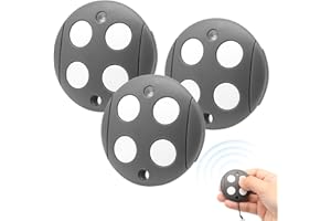 WEPAI Telecommande Portail Compatible avec MHOUSE GTX4 433,92 MHz, Bip Portail Porte De Garage, 4 Canaux, Code de Roulement (Lot de 3)