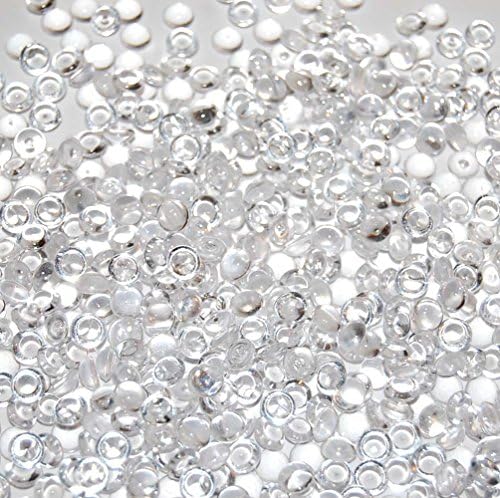 500 Clear 7mm Mini Raindrop Wedding Table Crystal Decoration Pieces Scatter Confetti Mini Bud Vase Filler Acrylic Plastic Pellets Fishbowl Fish bowl slime
