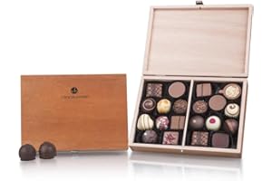 CHOCOLISSIMO Coffret de chocolats « Chococlassic » | Chocolat | Assortiment | Boite | Praliné | Cadeau | Offrir | Premium | Boite | Femme | Homme | Saint Valentin | Pâques | Noel | Anniversaire