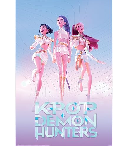 Poster Kpop Demon Hunters Poster Toile Stray Kids 30x45cm - Décoration Murale Kpop Pour Chambre - Impression Haute Qualité Décoration Chambre Fan