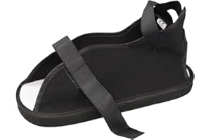 AKZOEYHEALTHE Post-op Shoe for Broken Foot or Toe, Medical Open Toe Walking Cast Shoe, Lightweight Medical Walking Boot with Adjustable Strap for Post Surgery, Fractured Foot, Sprains - Left or Right Foot