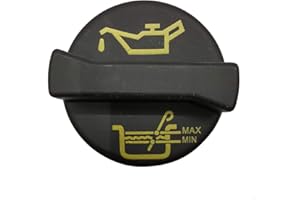 WITHOUT BRAND Fiat 7174 Öltankdeckel schwarz kompatibel mit Fiat 500, Grande Punto, Punto Evo, Idea, Panda