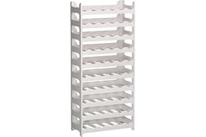 ARTECSIS Cantinetta Portabottiglie in Plastica Modulare 60 Bottiglie Bianco