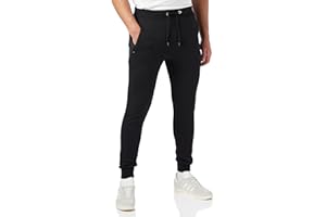 Bonjour® - Slim Fit Joggers for Men | Men's Joggers with Zip Pockets - Ideal for Every Day Wear - Breathable, Comfortable, Soft Feel Jogging Bottoms