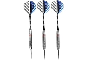 FUZVOL Professional Darts Set Steel Tip-Aluminum Stems Darts Flights with 24 Grams-3 Packs