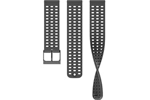 SUUNTO 22 ATH2 Bracelet de Montre Compatible Race, Vertical, 9 peak pro, 9 peak, 5 peak, Strap Bande de Remplacement en Silicone Souple de 22mm, S+M