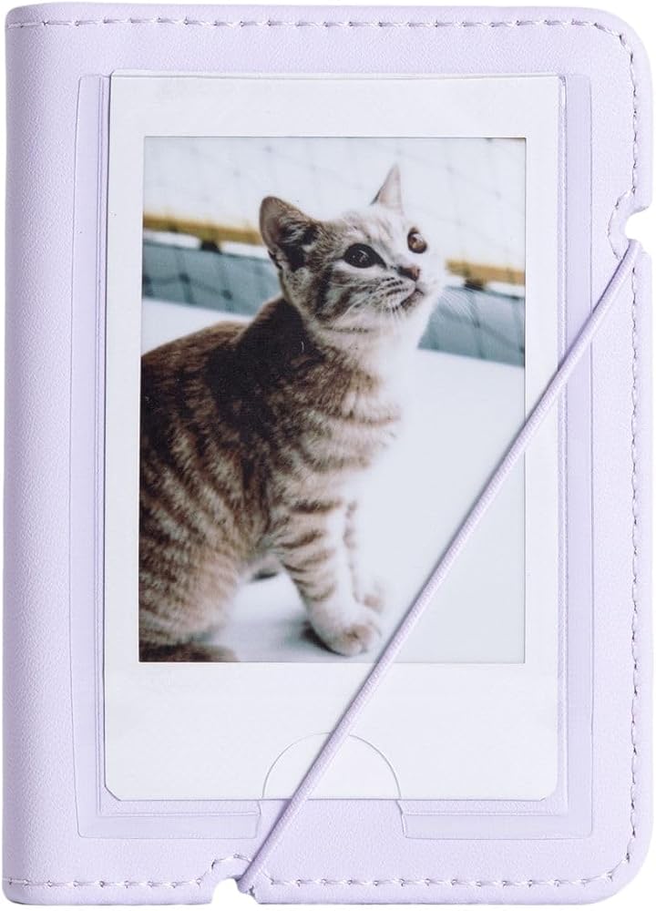 Instax Mini Film Uyumlu 28'li Lila Albüm