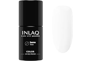 ‎INLAQ INLAQ® Lakier Hybrydowy UV LED 6ml - Żelowy lakier do paznokci Idealny na Ślub - Lakier UV w różnych kolorach Kolekcja Merry Me! - Latteo Color