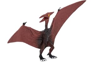 Zappi Co Childrens Pterodactyl Black/Purple Dinosaur Figure Toy (23cm Length) Realistic Detailed Dino Collection for Kids - Action Figures for Playtime Fun & Learning (en Anglais Seulement)