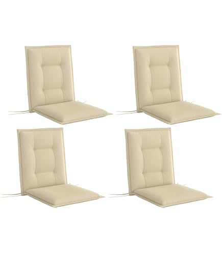 HAVE A SEAT Gartenstuhlauflage Für Niedriglehner – 100x48 Cm, 5 Cm Dick | Waschbar Bei 95°C, Orthopädisch | Made In Germany