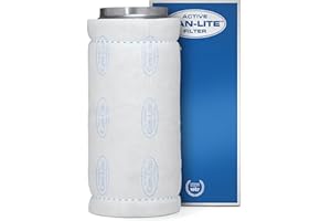 WEEDNESS Filtro de carbón activado Can-Lite Grow 1000 m³ - Ventilador de tubo AKF cultivo cultivo ventilación interior filtro de olores filtro de aire de escape filtro de crecimiento conjunto climático