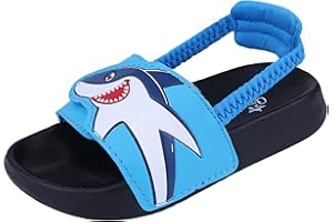 AQIYI Sandales pour Enfants Pantoufles de Plage pour Garçon Filles Antidérapantes Mules Tongs Unisexe