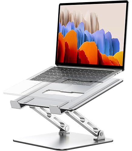 Supporto per laptop, supporto portatile regolabile per laptop, supporto leggero antiscivolo, supporto pieghevole per laptop | Leroy Merlin