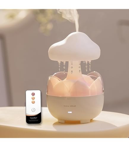 Diffuseur D'Huiles Essentielles 500Ml, Humidificateur Diffuseur Parfumé Aromathérapie Ultrasons