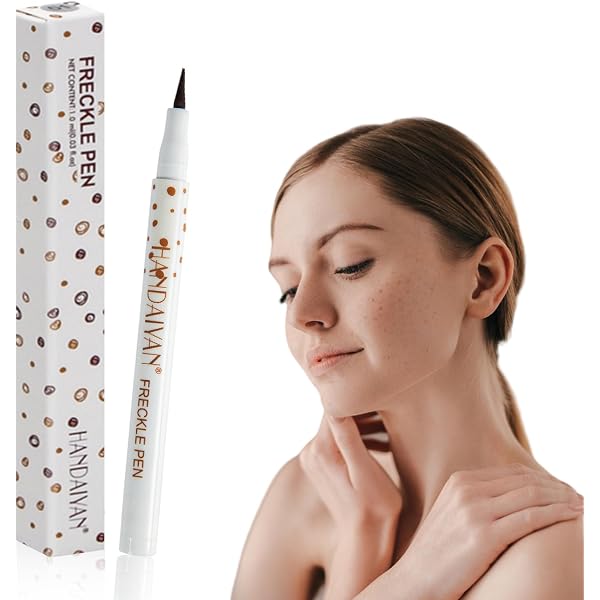 Sommersprossenstift - Wasserdicht & Natürlich Aussehend, 3 Farben (Dunkelbraun, Hellbraun, Grau) - Für Natürliches Freckles-Make-up