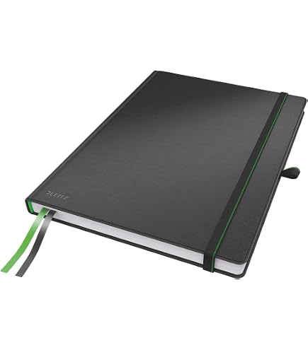 BRUNNEN Notizbuch KOMPAGNON ca. DIN A5 kariert, schwarz Hardcover 192