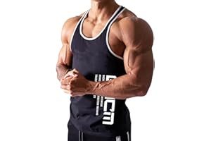 BEOKEUIOE Camiseta de tirantes para hombre, fitness, deporte, gimnasio, sin mangas, camiseta sin mangas, camiseta de tirantes, camiseta de deporte, entrenamiento, correr, fitness, culturismo, chalecos