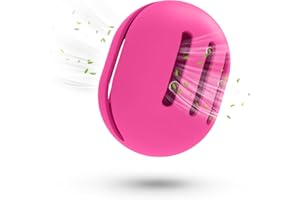 Fauxomor Custodia Spugna per Trucco Doppia Faccia Traspirante per Viaggio,Porta Spugna in Silicone per Beauty Blender per Tutte le Spugne,Riutilizzabile e Igienica Facile da Trasportare,Rosso Rosa A