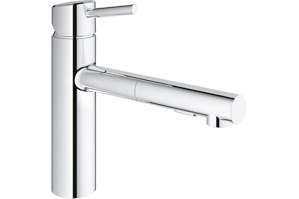 GROHE Concetto Mitigeur Cuisine avec Douchette Extractible, Bec Medium, Inverseur 2 jets (Laminaire/Pluie), Chromé, 30273001 (Import Allemagne)