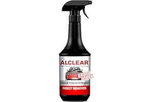 ‎ALCLEAR ALCLEAR 721IX Insektenentferner extra für Auto & Motorrad – 1000 ml Vorreiniger für Lack, Kunststoff und Chrom – löst schnell & schonend selbst hartnäckige & angetrocknete Insektenverschmutzungen