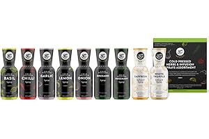 Marque Amazon - Happy Belly Select - Épices (Basilic, Piment, Citron, Ail, Oignon, Origan, Romarin, Safran, Truffe blanche), 9 Unité (Lot de 1)