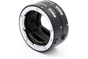 AYEX Automatyczne pierścienie pośrednie makro Meike MK-RF-AF1 do aparatów systemowych Canon EOS R, zestaw składający się z 2 pierścieni (13 mm i 18 mm)