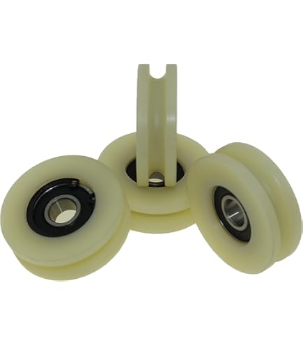 Puleggia In Nylon Con Scanalatura A U Ruota Cingolata A Forma Di U Diametro 40mm 50mm 60mm 70mm 80mm 120mm Varie Dimensioni Rullo Di Supporto Del Rullo Guida - Foto 4