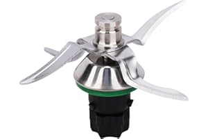 GREESUIT Gruppo Coltelli Lama di Ricambio Compatibile con Vorwerk Thermomix TM5 TM6 Bimby, Cucina Lame in Acciaio Inox con anello di tenuta