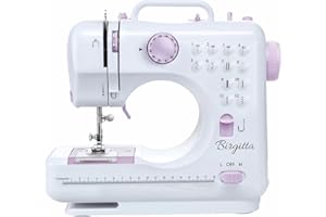 Nordic ProStore Macchine da Cucire Standard, Portatile Leggera, mini, 12 Punti Integrati, Facile da Usare (White.)