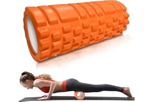 Guijiyi Rouleau de Massage Foam Roller - Rouleau de Massage - Rouleau en Mousse pour Le Crossfit - pour Trigger Point Massage Physiothérapie pour les Jambes, le Dos et les Bras -33X13.5cm