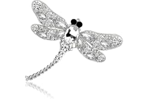OENOTHERA Broche De Cristal En Forma De Animal, Conjunto De Broche De Mujer, Broches De Animales, Libélula Broche para Mujeres Niñas Regalo De Cumpleaños Suministros De Fiesta