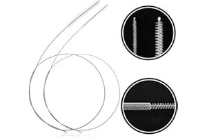 ‎CATELVES Catelves Schlauchbürste 100cm, 2 Stück Flexible Reinigungsbürste, Pfeifenreiniger Lang, Abflussbürste, Rohrbürste, Rohrreinigungsbürste, Multifunktionale Reinigungsbürste, für mit Trinkschlauch(Weiß)