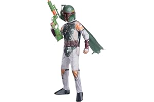 RUBIE'S Rubies Kostium Boba Fett dla dzieci, styl 3, rozmiar M, wiek 5-7 lat, wysokość 100 cm, 5 cm - 4 stopy 15 cm Halloween