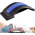Back Stretcher, Ravizat Lumbar Stretching Device with 3 Adjustable Settings, Lumbar Back Pain Relief Device for Upper and Lower Back Pain Relief, Spinal Pain Relieve, Herniated Disc, Spinal Stenosis
