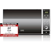 CASO MCG30 Ceramic chef 3in1 Mikrowelle mit Grill + Heißluft 2100W 30L, Borosilikatglasboden, Grill-Rost für 2 Ebenen, Backof