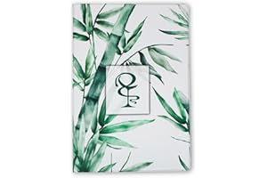 nemau - Pochette Garde Ordonnance - Gomme Expansée - Fabriqué en France - Étui pour Ordonnance, Feuilles de Soins, Carte Vitale, Carte Mutuelle, Carte d’Assurance Santé - Modèle Bambou