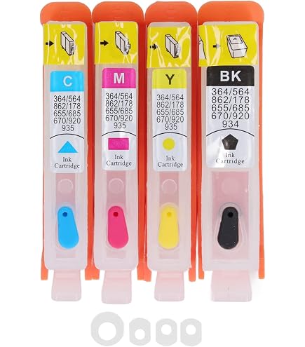 Set Ricarica Inchiostro 1000ml Per Cartucce HP903 / HP903XL - Nero, Ciano, Magenta, Giallo - Foto 4