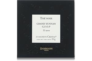 PASSERINI PASTICCERIA A MILANO DAL 1919 Dammann Grand Yunnan G.F.O.P - Thé noir de Chine, 25 sachets cristal - Dammann Frères