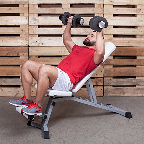 Pro-Sport Hantelbank von Profihantel | Hochwertige Qualität | Inkl. großem XXL-Übungsposter mit 30 Übungen - 7
