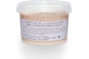COMPTOIR DE LA GASTRONOMIE - Tarama à la Truffe d'été (TUBER Aestivum) 2, 79% - Pot de 0,500Kg