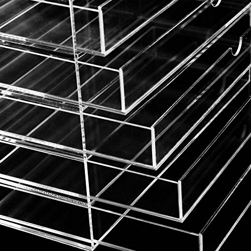 Homdox Acryl Kosmetikorganizer Transparent Make-up Kosmetik Schmuck Organizer Kosmetikschrank Aufbewahrung - 6