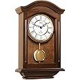 Acctim Thorncroft Radio Controlled Large Dark Wooden Westminster Chiming regulator Quartz Wall Clock with pendulum