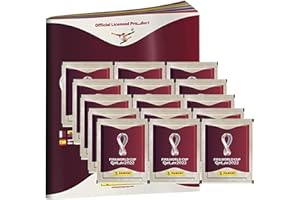 Panini FIFA World Cup Qatar 2022 Official Sticker Series (1 x Softcover Album + 15 x Bags)
