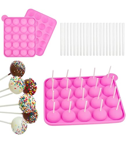 Mostsom Heart-Shaped Silicone Mold For Lollipops, Chocolate, Candy & Cake Decorating – 2-Pack Bakeware Tool - View #9