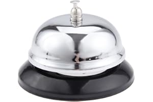 Mgoodoo 1 Pack Ringer Call Bell Service for Desk Kitchen Hotel Counter Reception Coffee Restaurant Bar 8.5cm/3.34in x 5cm/1.96in