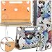 Produktbild LG G Pad 10.1 Inch Neues Design Universelle um 360 Grad drehbare PU-Leder Designer bunte Hülle mit Standfunktion - Cover - Tasche - regenbogen schmetterling / Rainbow Butterfly von Gadget Giant®