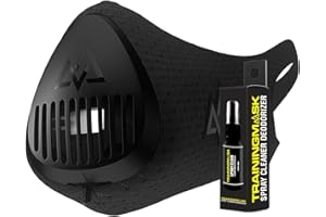 TRAININGMASKSportsTraining Mask 3.0 with Free Carry Case for Simulated Altitude Resistance Breathingorkout Mask Running Mask Breathing Mask Resistance Mask Cardio Mask 3.0 1G Case Black CaseL