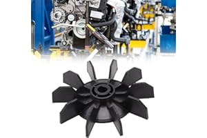 LONGZHUO Compresor de aire pequeño Aspa del ventilador Motor directo en línea Eje de 14 mm Diámetro exterior de 135 mm