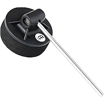 Pennelli Per Cajon Professionali - Set Con Bacchette E Spazzole Telescopiche Per Musica - Colore Rosso - Foto 2